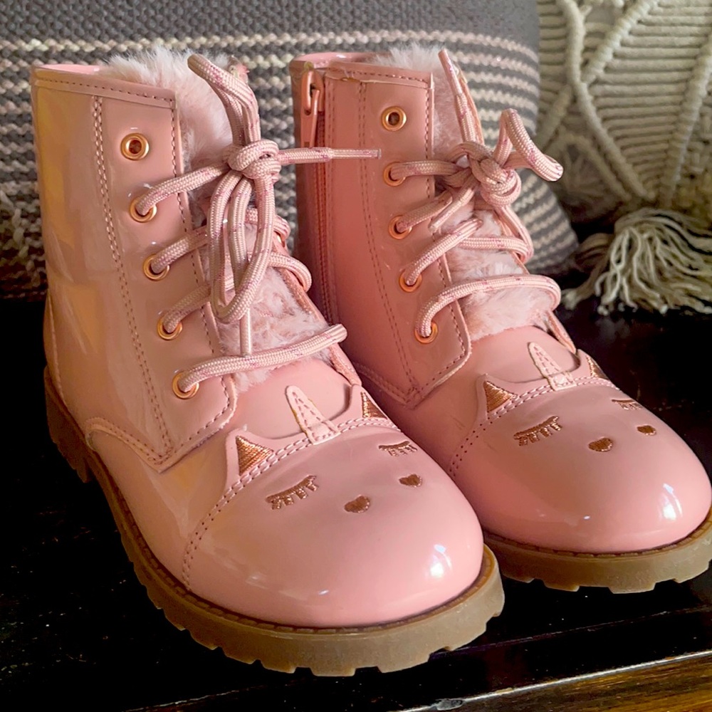 Unicorn zip up boots size 12